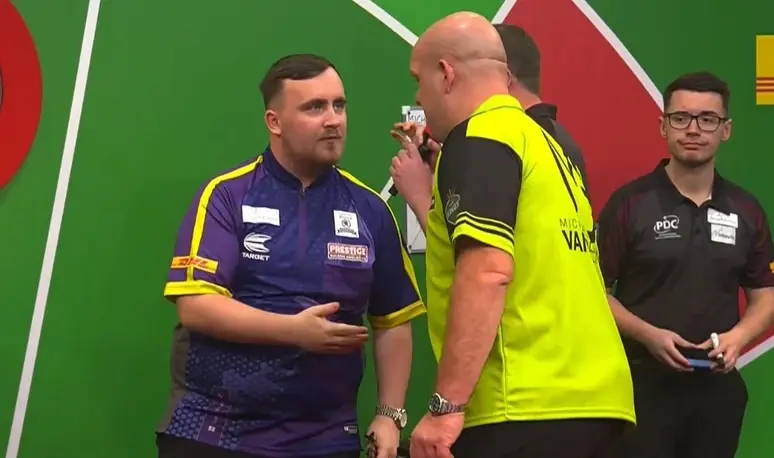 VIDEO: Rewatch epic final between Luke Littler and Michael van Gerwen at the Bahrain Darts Masters