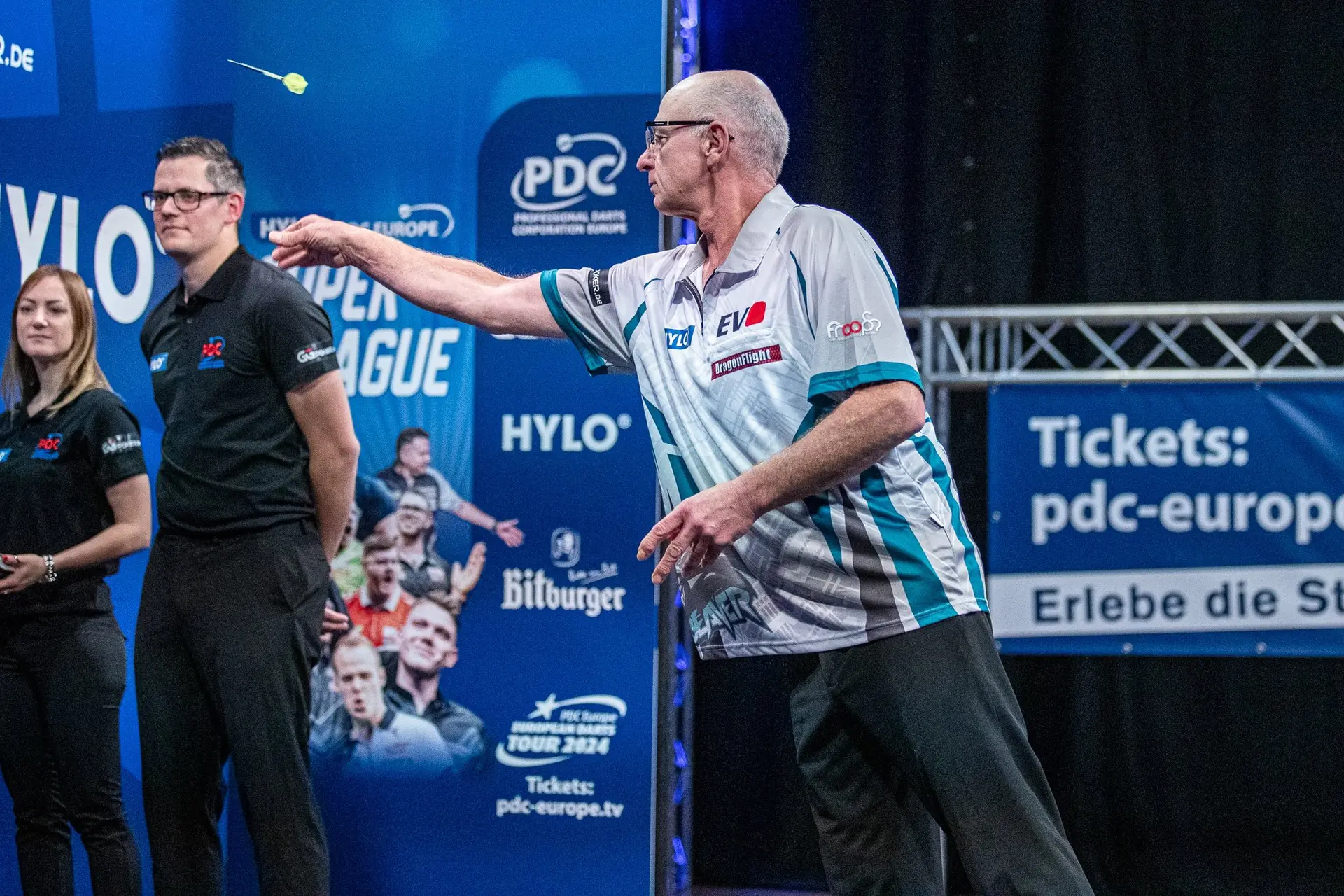 Manfred Bilderl first ever German competitor at  World Seniors Darts Championship