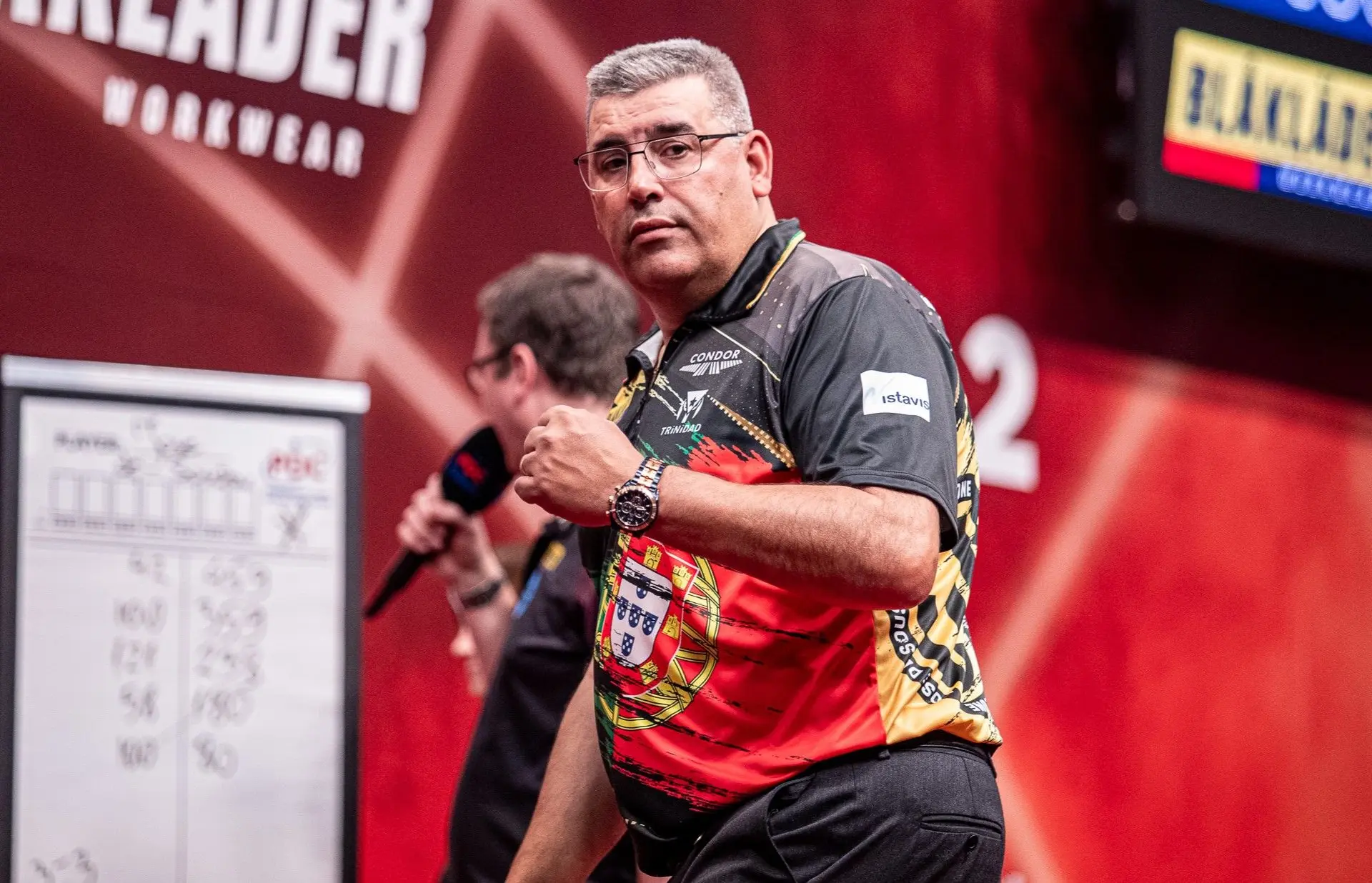 Comfortable wins for Jose de Sousa, Chris Dobey and Martin Schindler open Friday evening session at International Darts Open