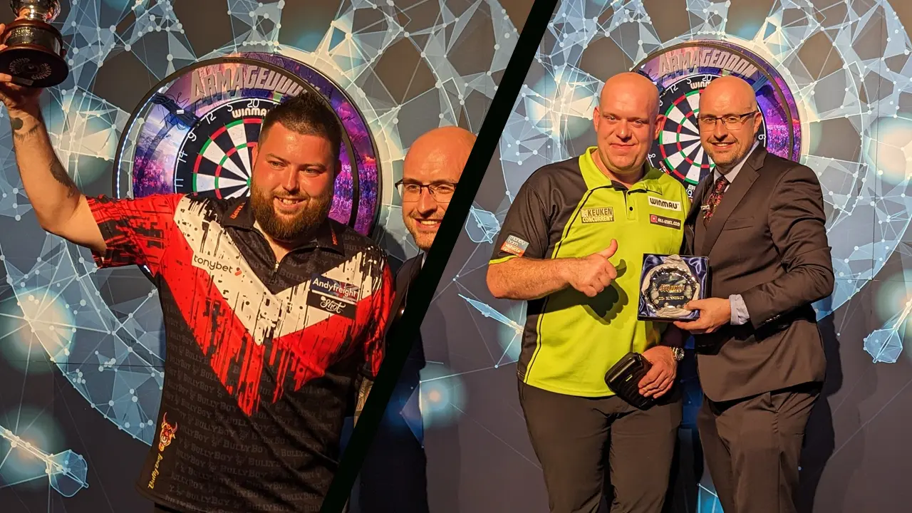 Michael Smith beats Michael van Gerwen in final and wins George Pallett Trophy
