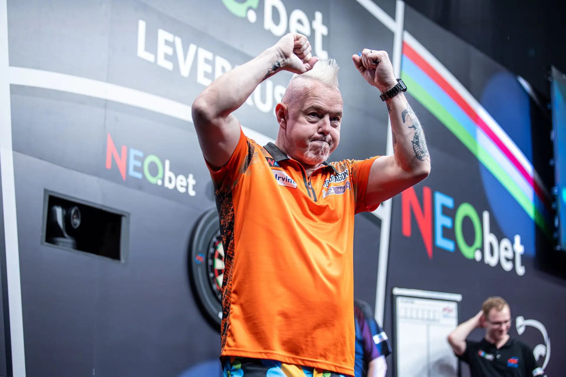Peter Wright defies 107 average from Luke Littler in final to win the 2024 German Darts Championship