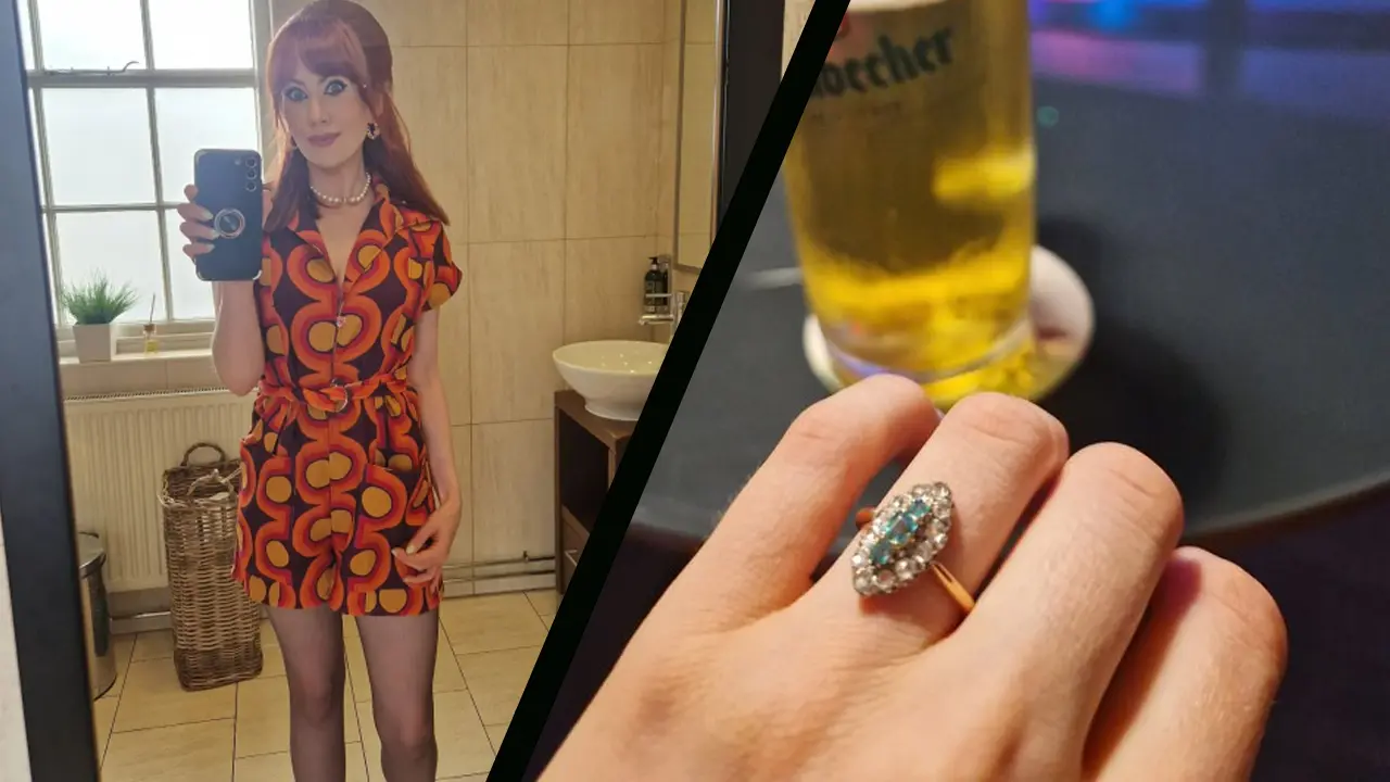 "I think he bought this ring to propose to Steve Beaton but I'll take it…" - Wedding bells ring for Abigail Davies and Dan Dawson at German Darts Championship 2024