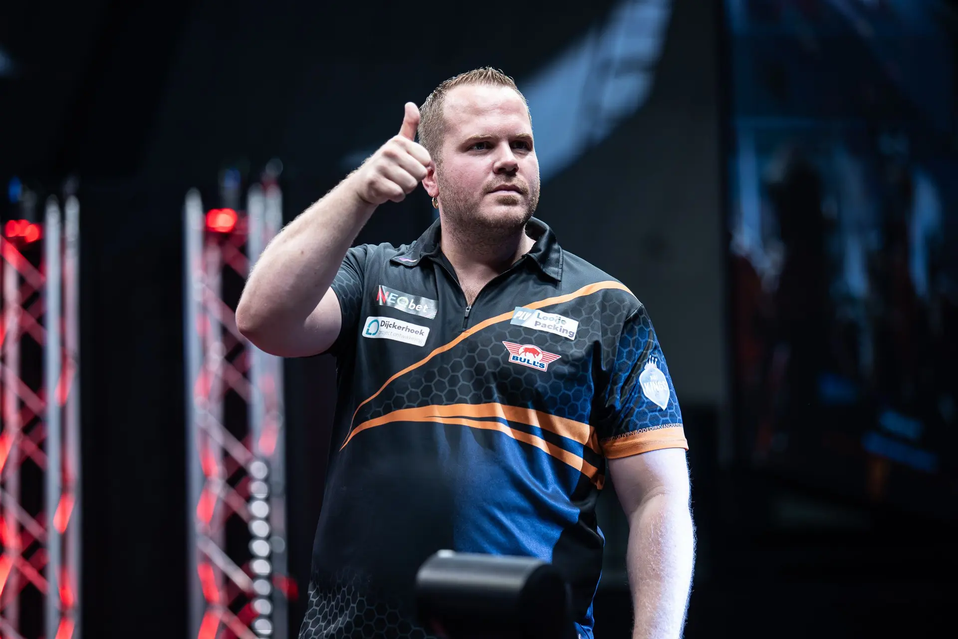 Dirk van Duijvenbode dumped out in shock loss to unheralded Anton Östlund at Swiss Darts Trophy