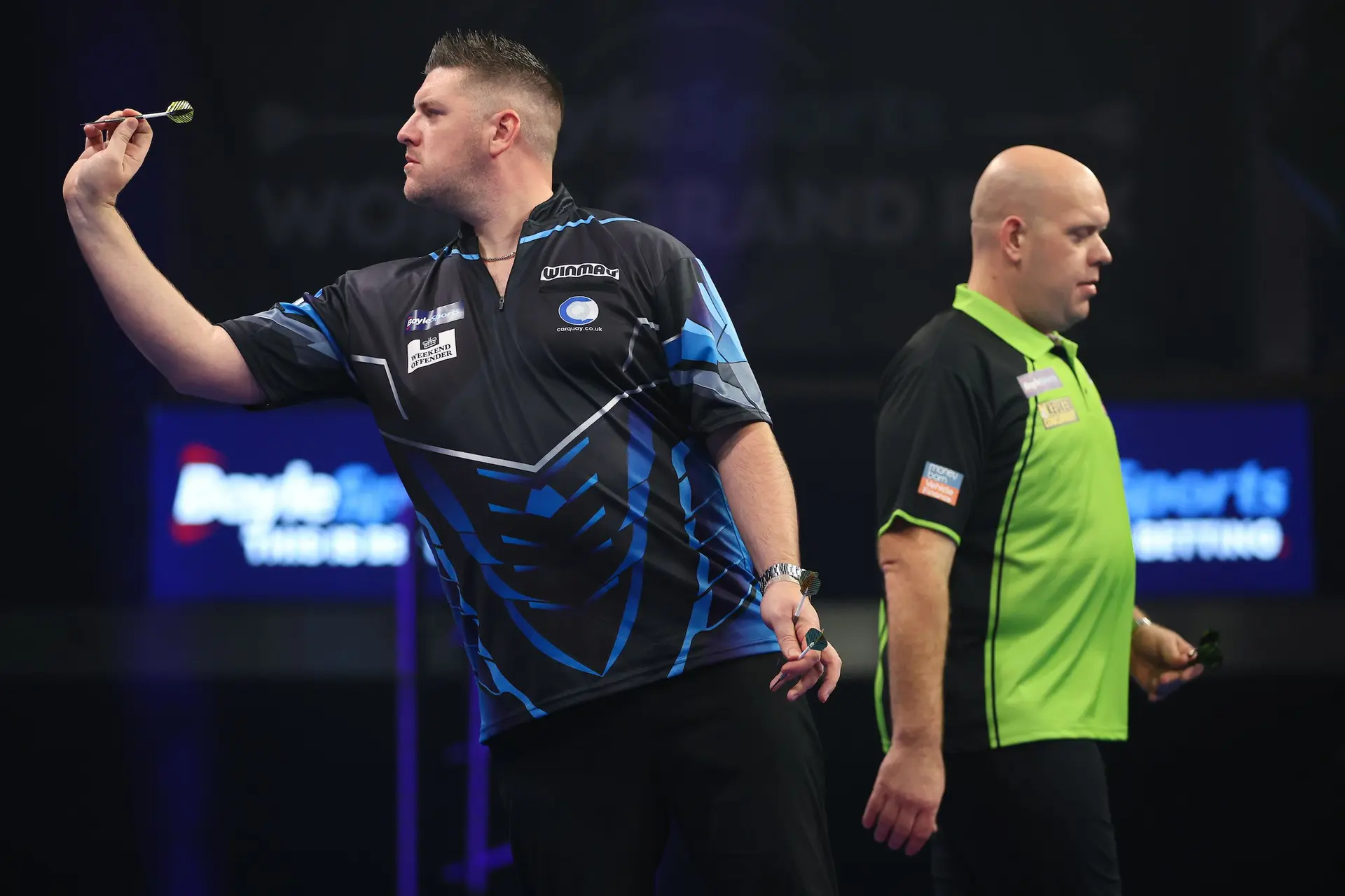 Van Gerwen suffers first whitewash at ranking major in thirteen years after Gurney drubbing