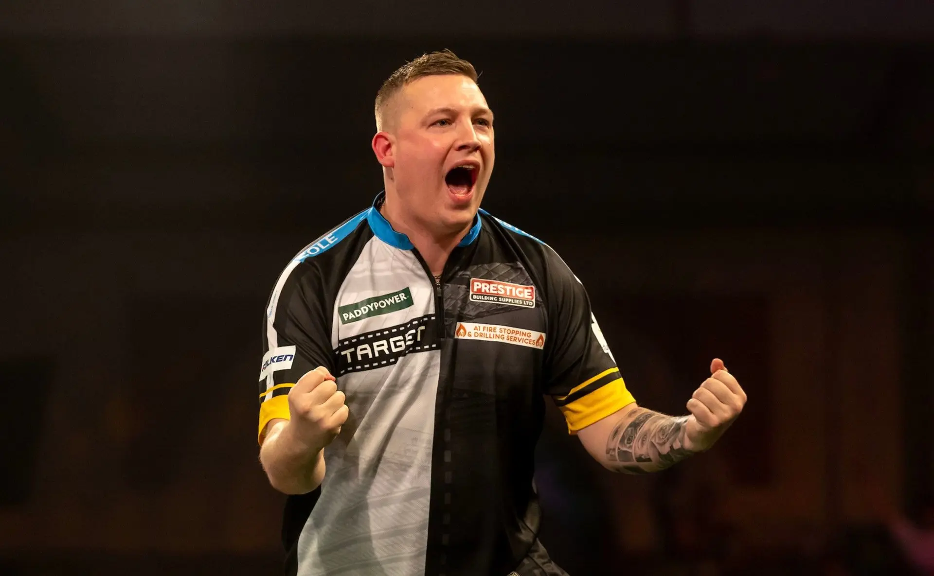 Third time lucky for Chris Dobey! 'Hollywood' survives matchdart nerves to reach first ever PDC World Darts Championship semi-final