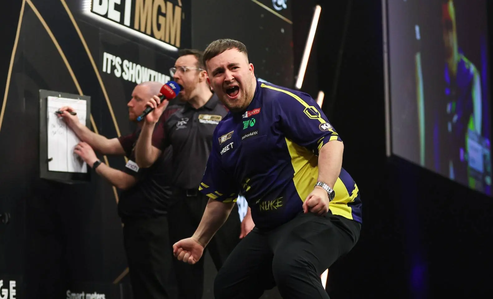 Calling Luke Littler's nine-darter in Cardiff "right up there with my career highlights" says referee Huw Ware