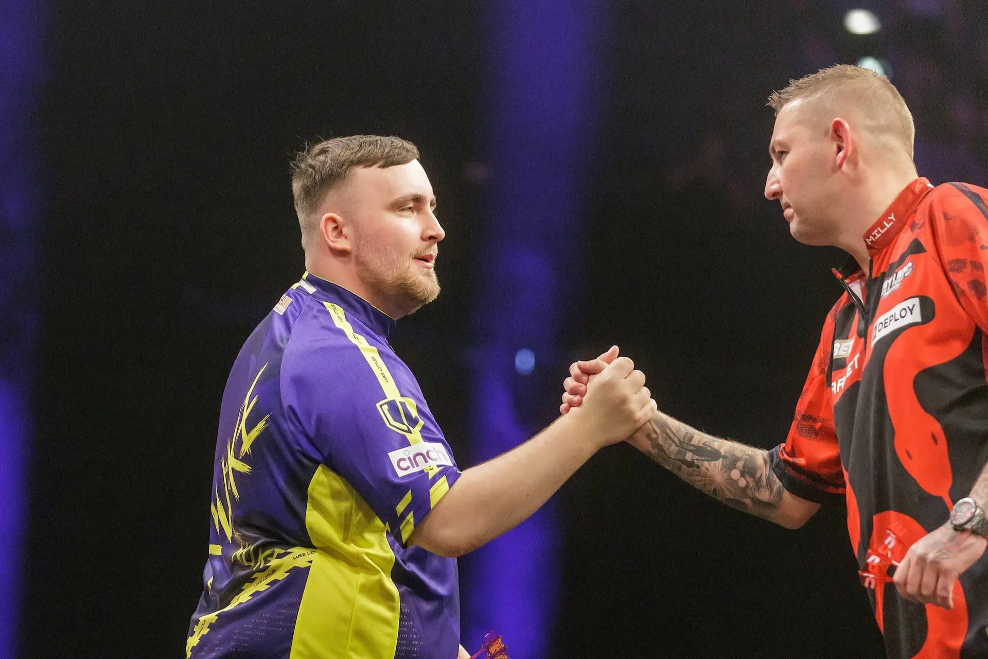 Luke Littler and Nathan Aspinall team up to announce opening of darts store in Sheffield