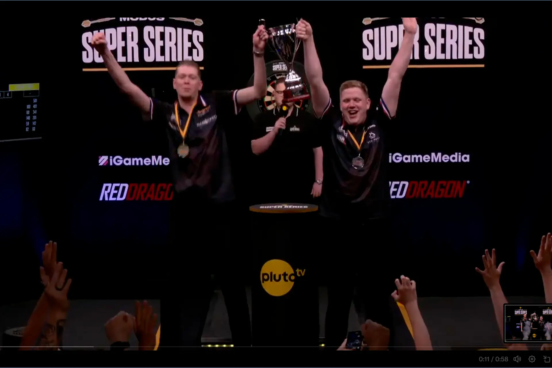 Netherlands duo Jimmy van Schie and Danny van Trijp win inaugural MODUS Super Series International Pairs week against Wales, England fall early