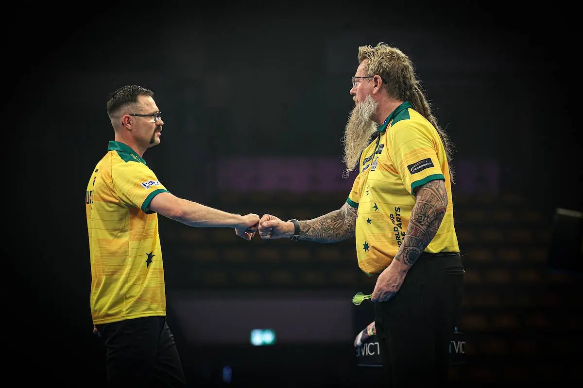 "It was brutal for them out there" - Heta & Whitlock not surprised by Littler & Humphries' shock World Cup of Darts defeat