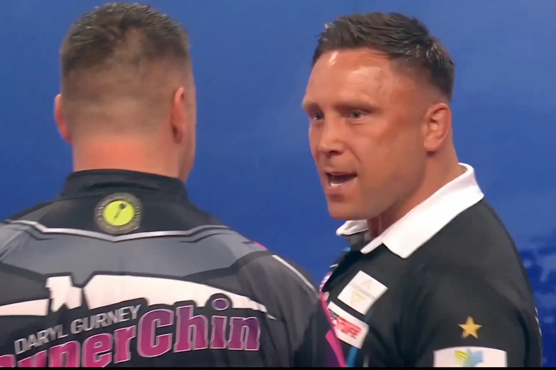 Security had to keep angry Daryl Gurney away from Gerwyn Price: "He was ready for a nice, friendly chat!"