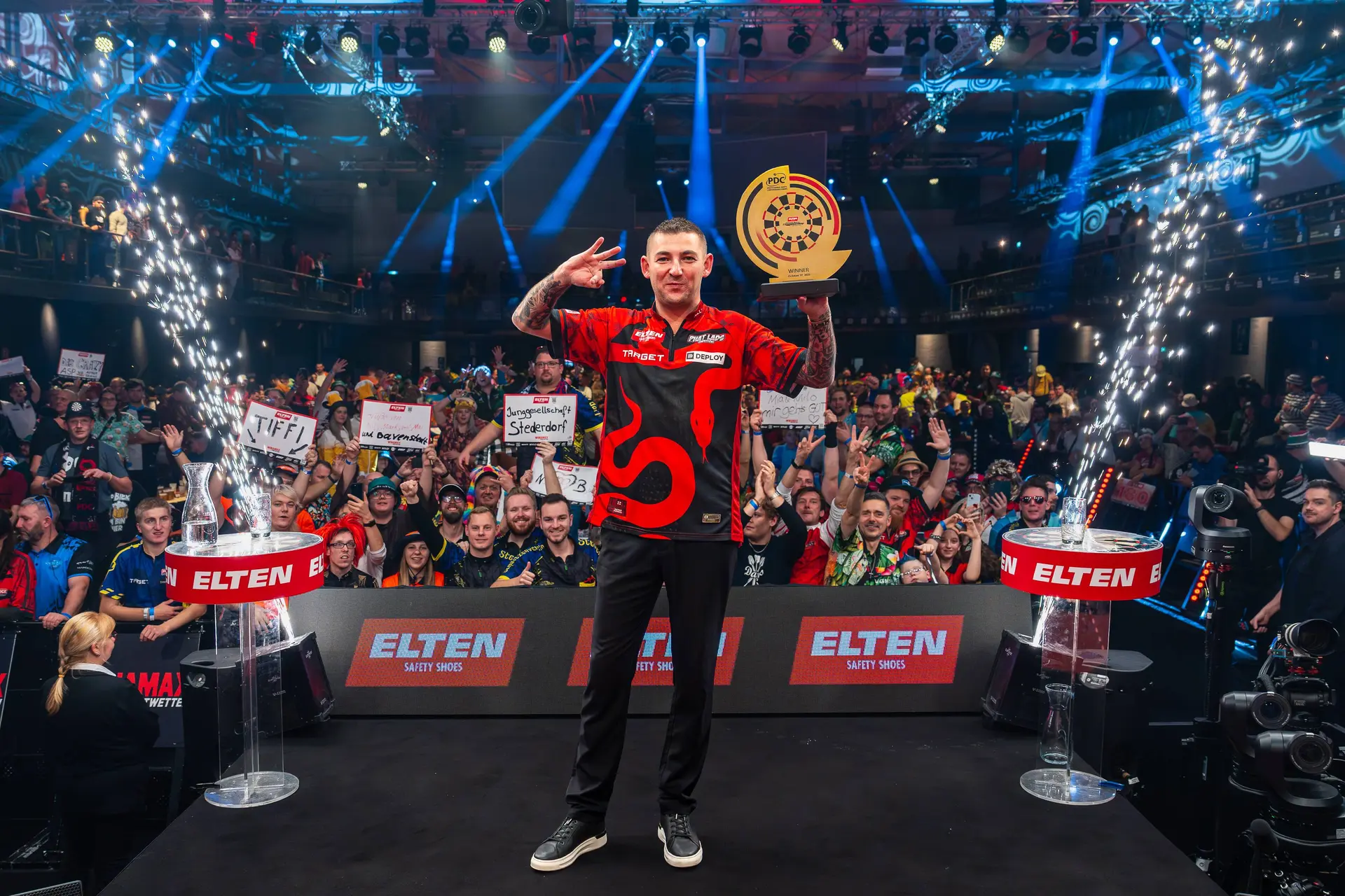 The end of an era: Hildesheim gets the perfect farewell to the European Tour with a nine-darter, a 117 average, and a historic atmosphere.