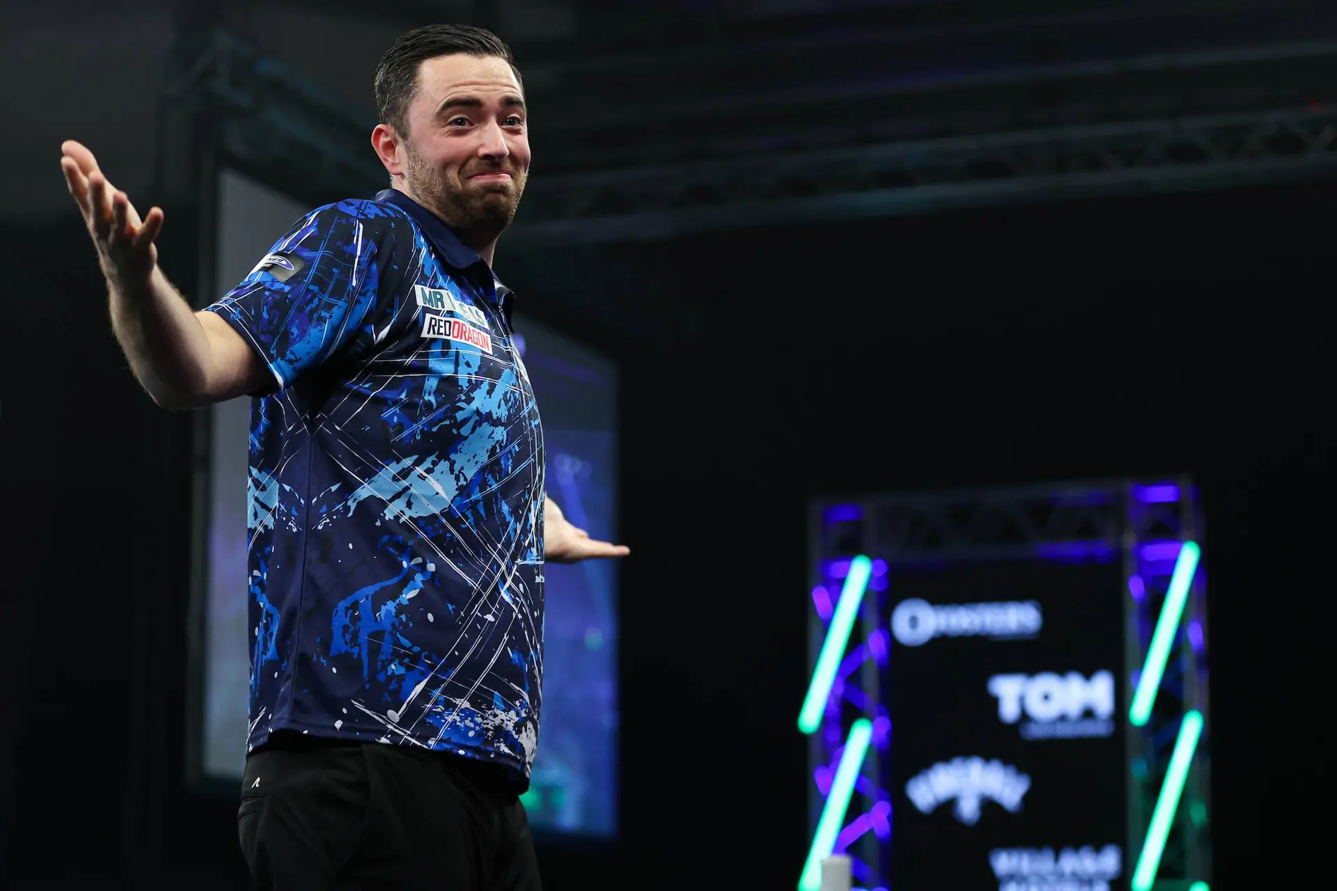 Luke Humphries ends return run of Michael Smith, Gerwyn Price dominates Ricky Evans as blockbuster Grand Slam of Darts semi-final set