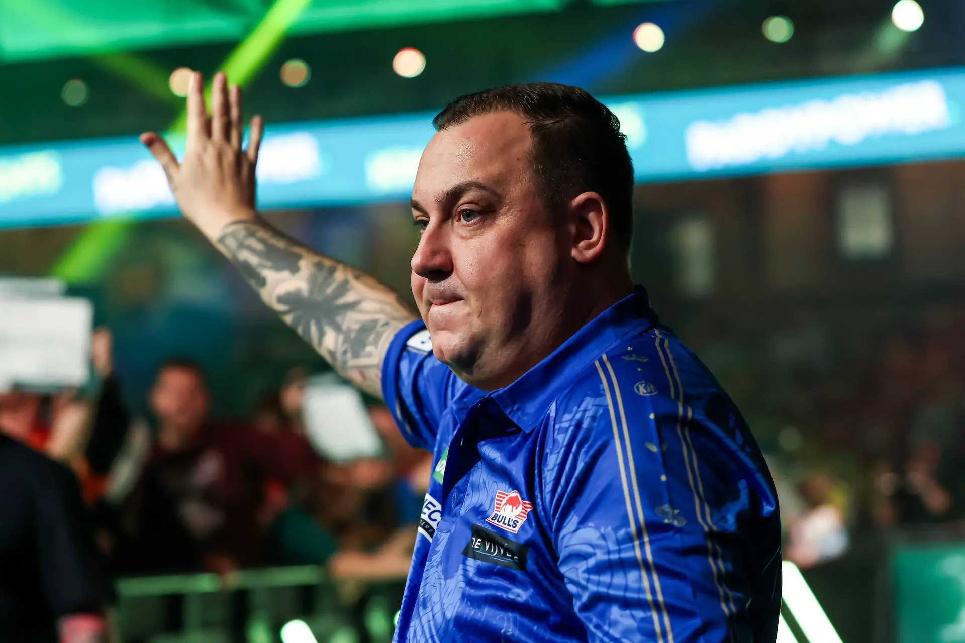Kim Huybrechts made his 15th appearance to Ally Pally