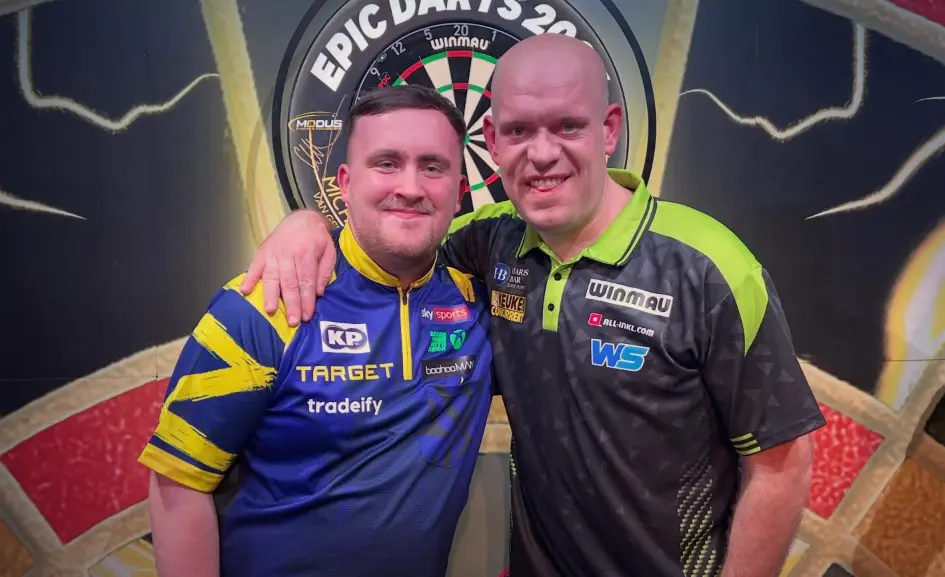 Revenge for Luke Littler! 'The Nuke' defeats Van Gerwen in pre-World Darts Championship clash on night Karel Sedlacek stars in Norwich
