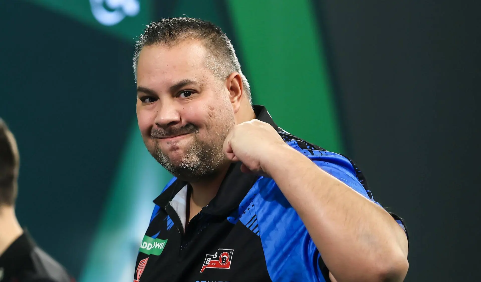 Jermaine Wattimena pumps his fist