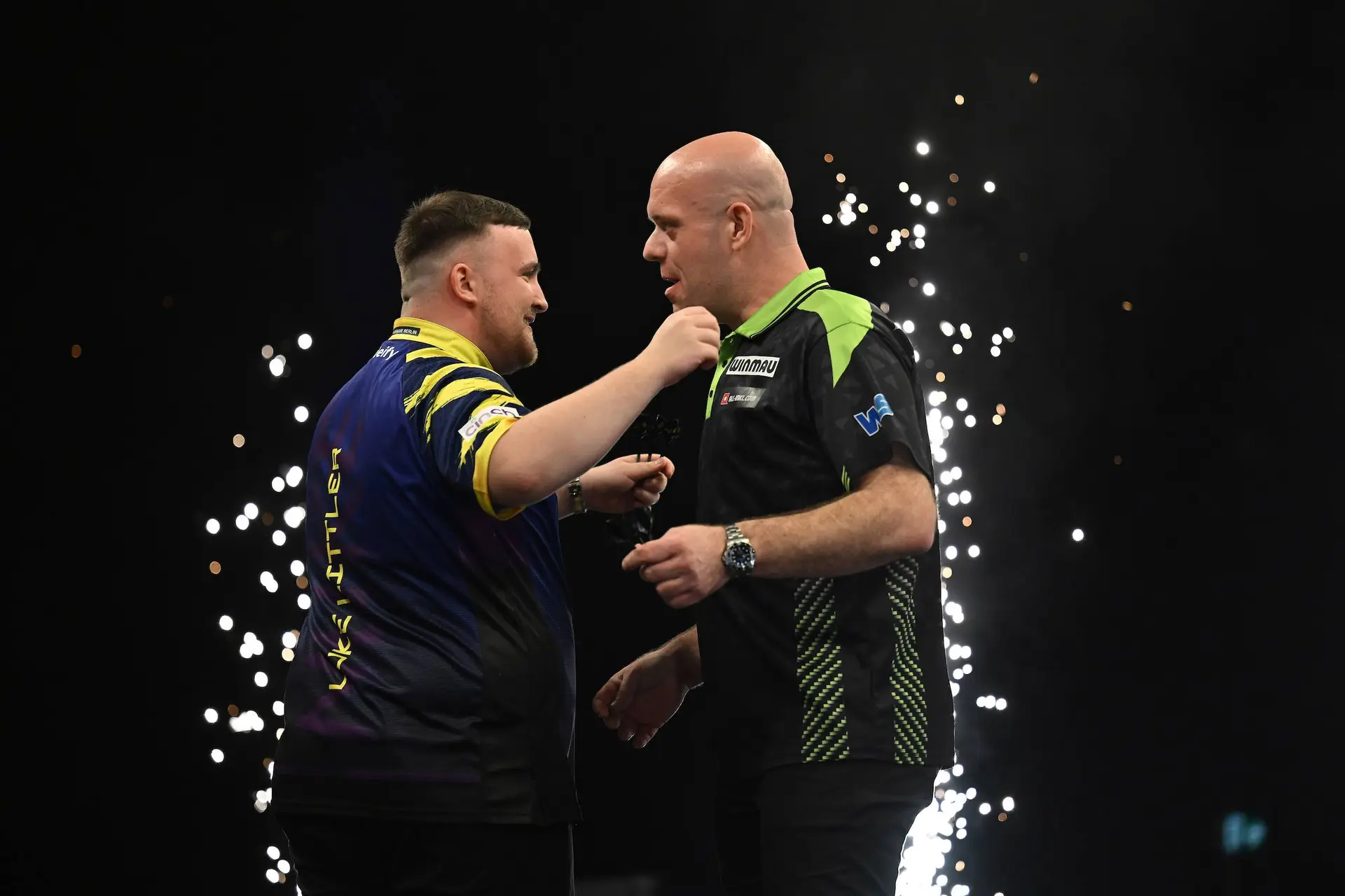 Nine 180s, three 11-darters and a 107.54 average... Michael van Gerwen's staggering numbers still not enough as Luke Littler wins Premier League thriller