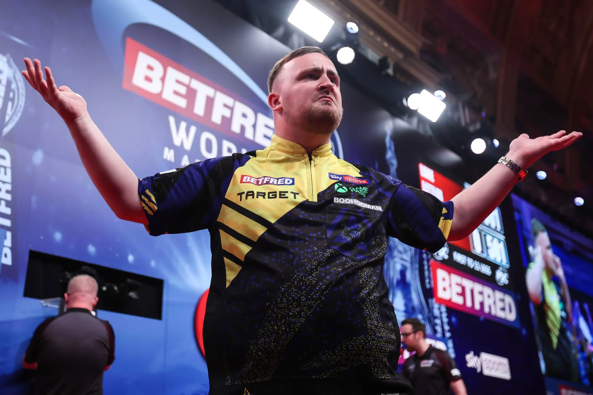 Luke Littler at the 2026 World Matchplay