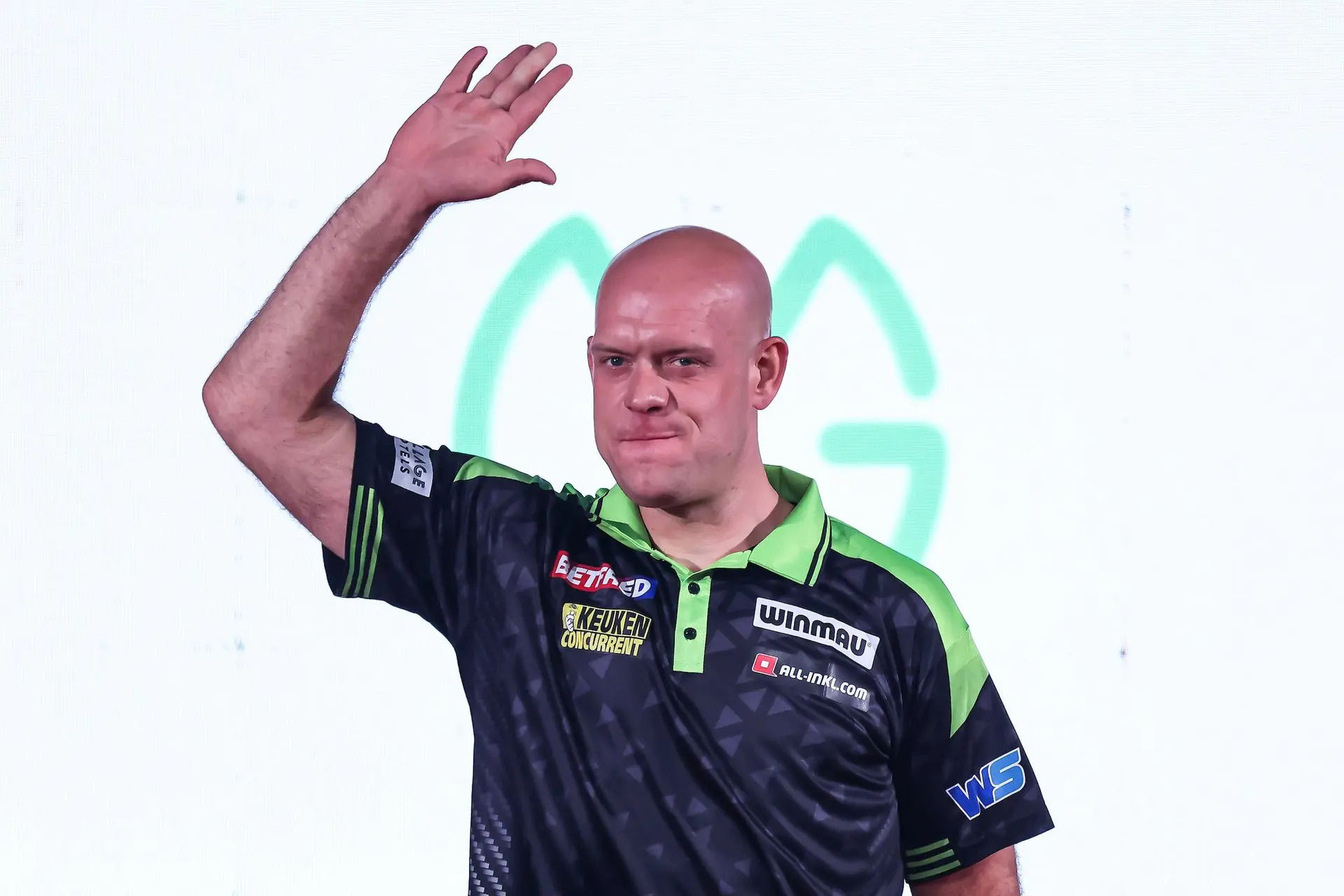 Michael van Gerwen at the 2026 World Matchplay