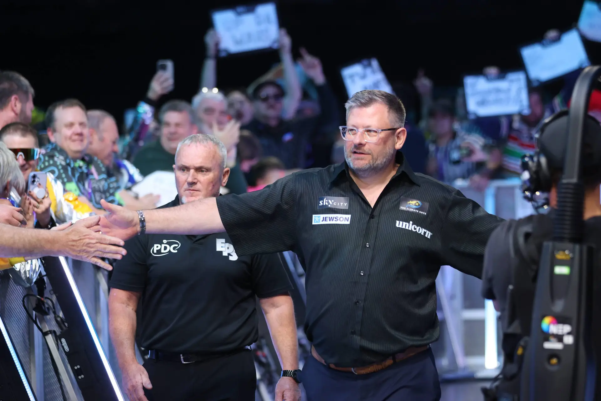 James Wade at the 2026 New Zealand Darts Masters