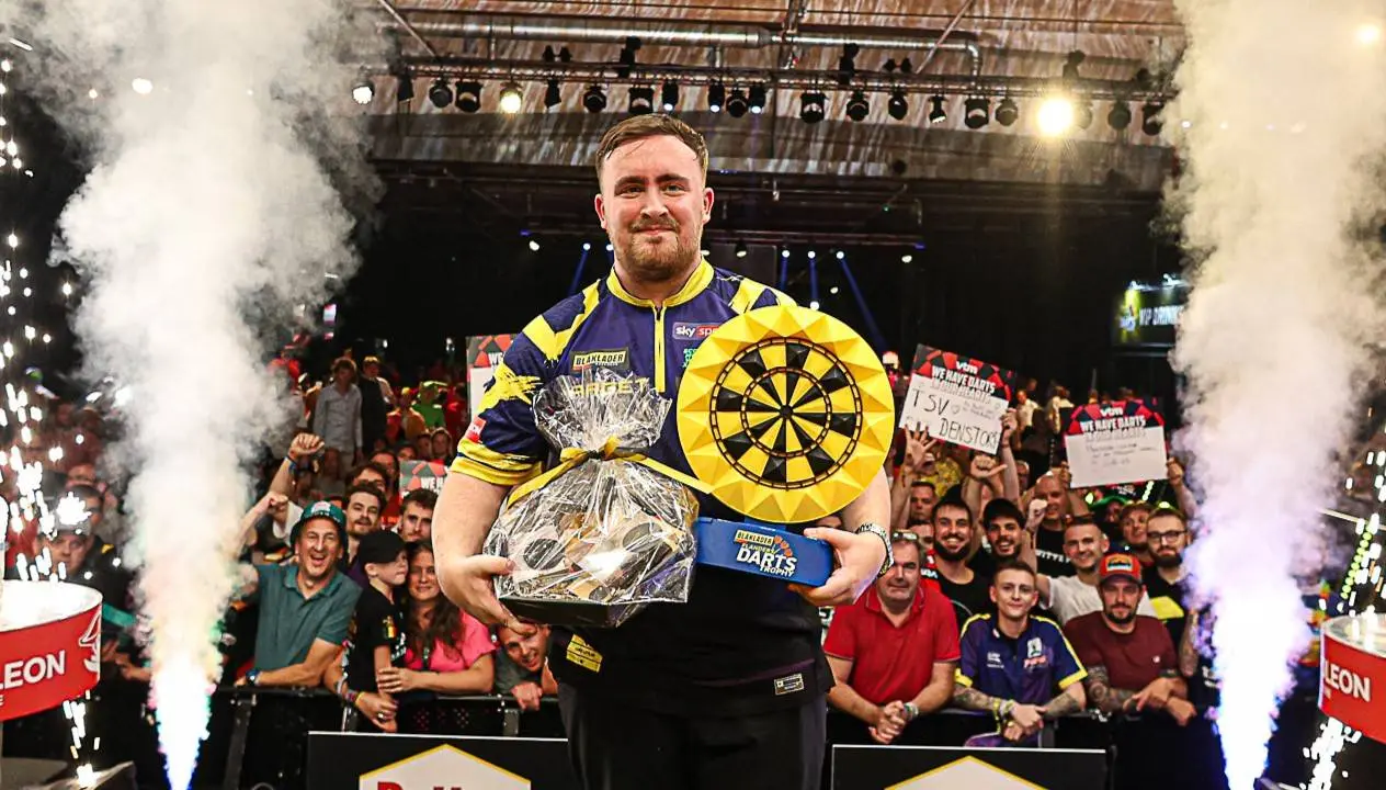 Luke Littler is the defending champion at the Flanders Darts Trophy