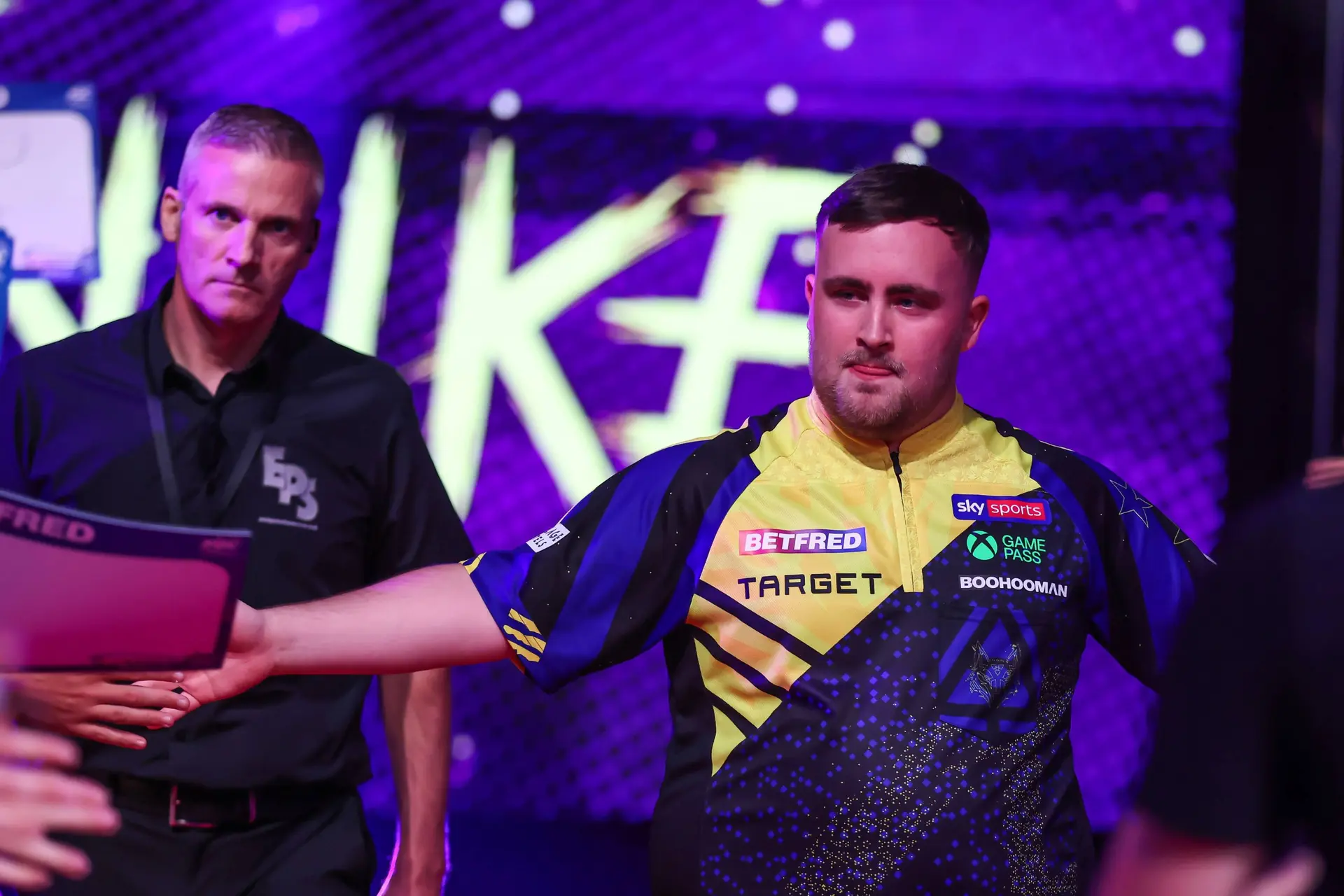 Luke Littler at the 2026 World Matchplay