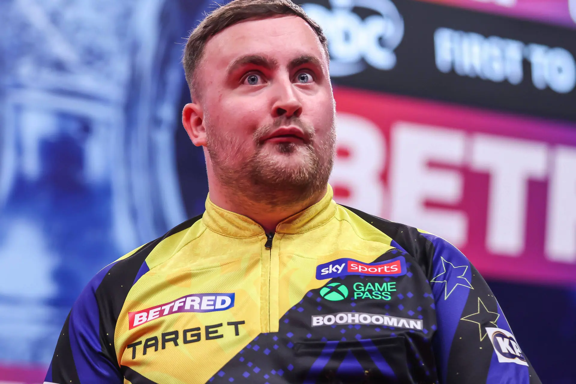 Luke Littler at the 2026 World Matchplay