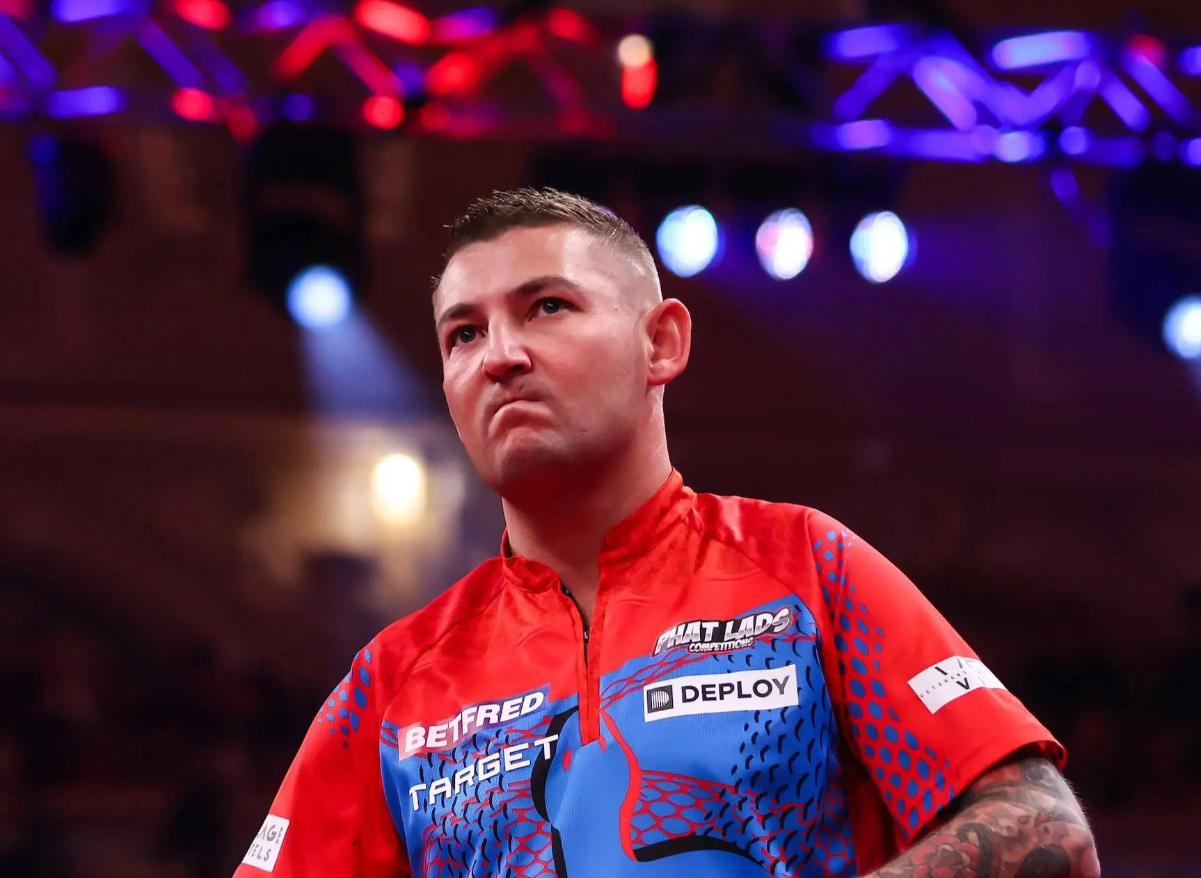 Nathan Aspinall at the 2026 World Matchplay