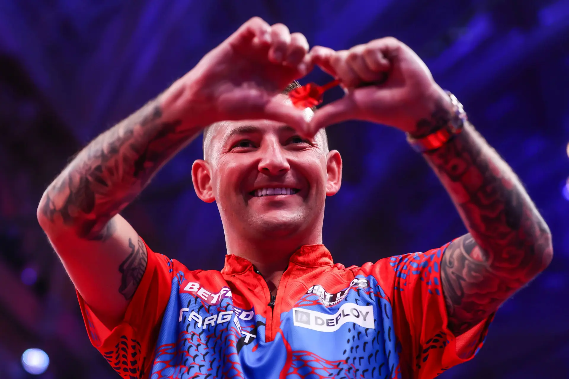 Nathan Aspinall at the 2026 World Matchplay