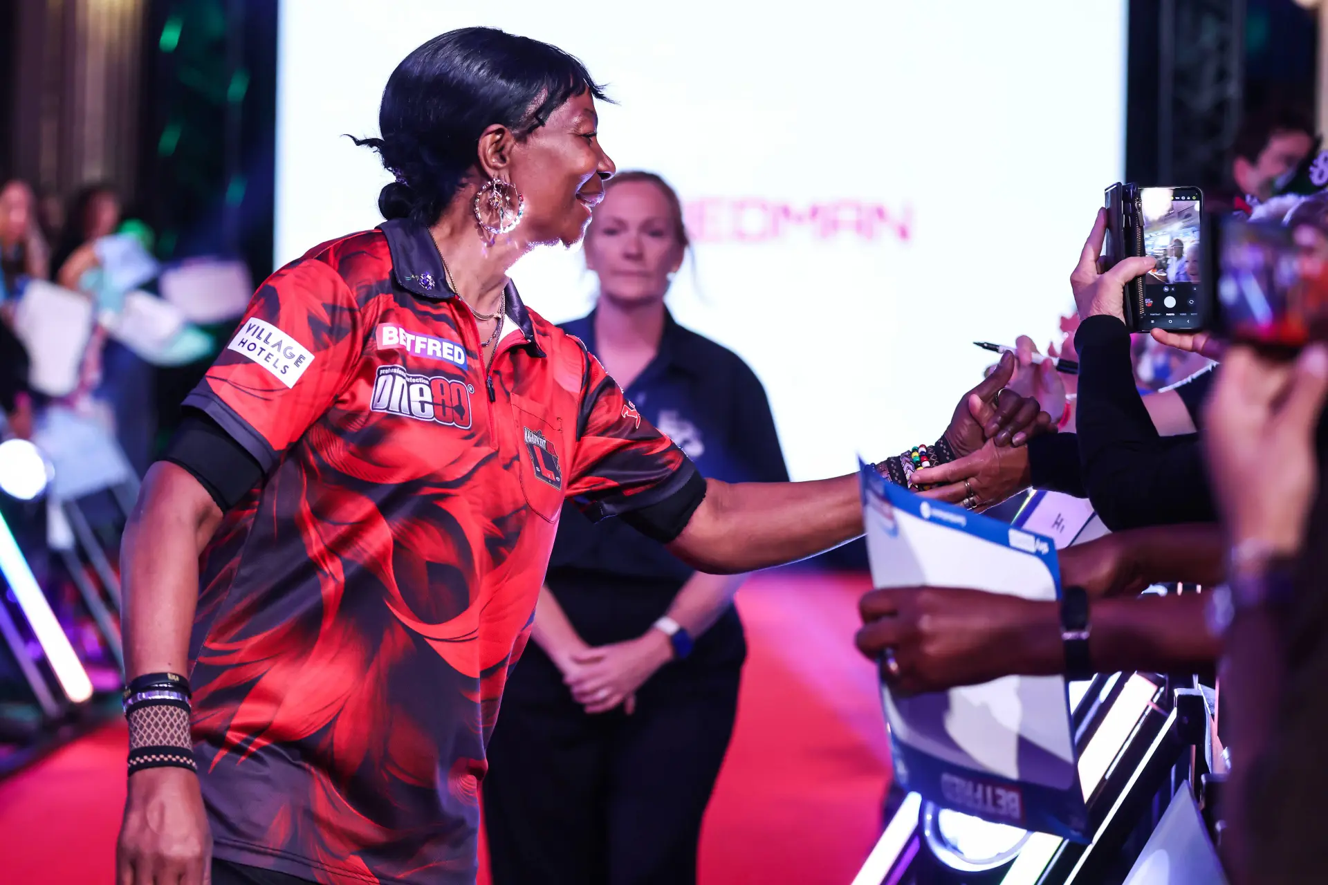 Deta Hedman at the 2026 Women’s World Matchplay