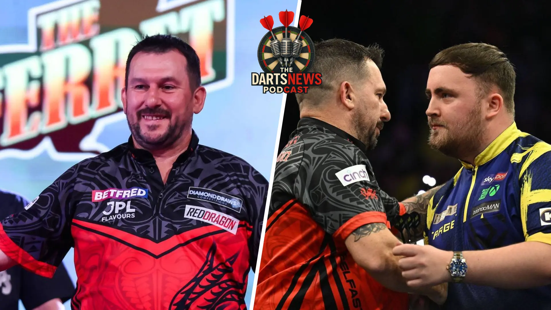 Jonny Clayton Luke Littler DartsNews Podcast