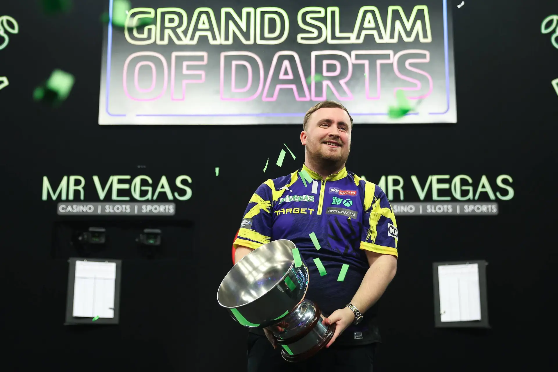 Luke Littler Grand Slam of Darts Trophy
