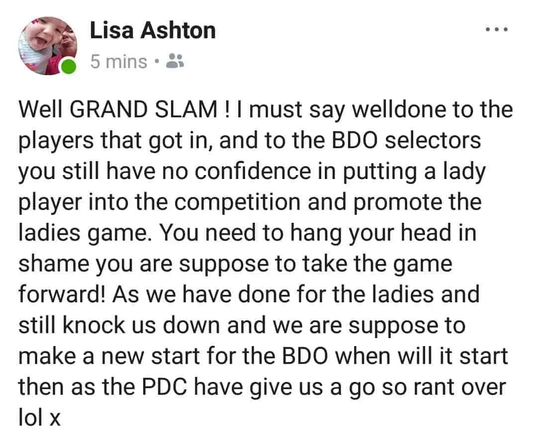 Ashton claims Grand Slam of Darts spot with whitewash win over Hammond at Women's Qualifier