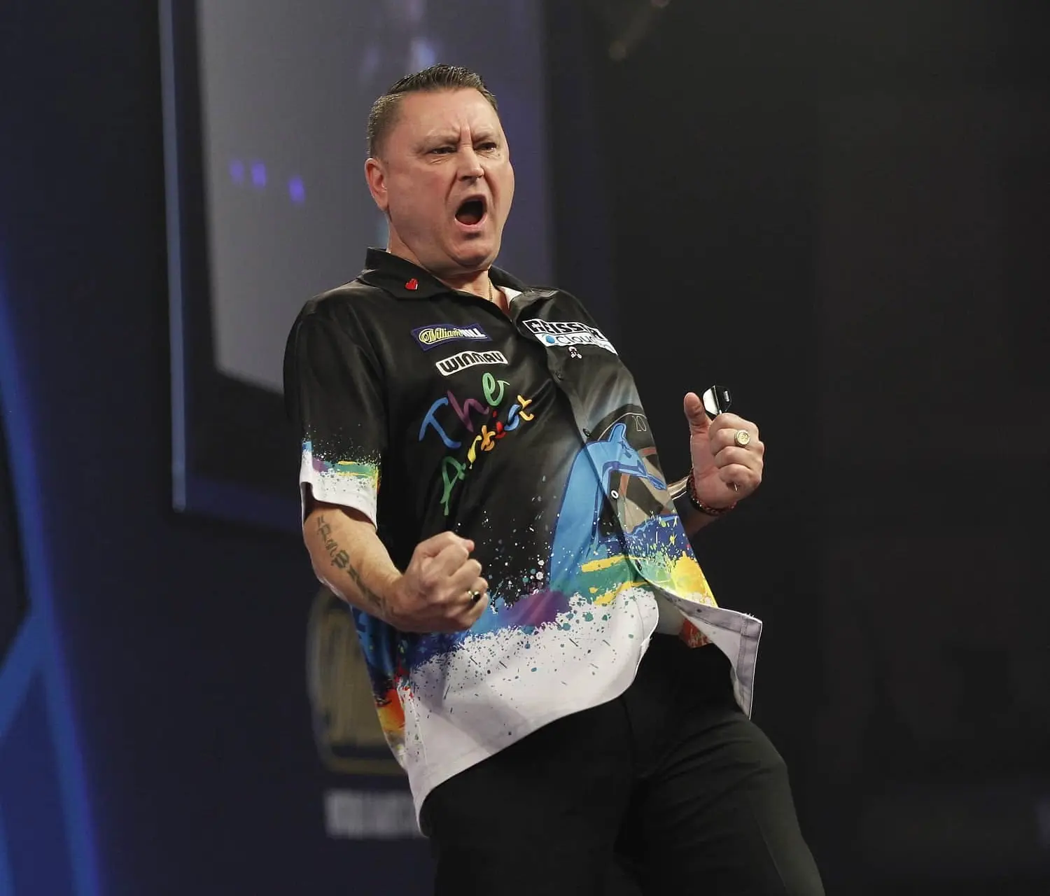 Painter, Thornton und Webster in Aktion in der dritten Woche der Online Darts League