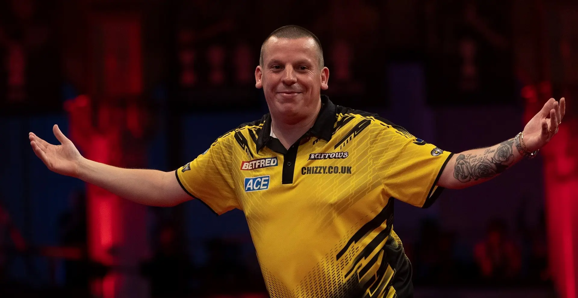 Chisnall wurde letzte Woche zum zweiten Mal Vater