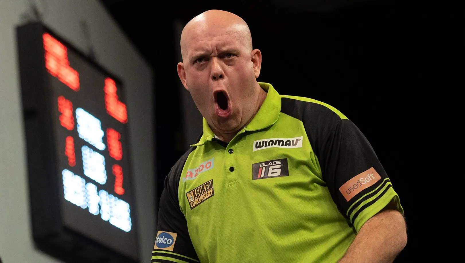 Van Gerwen erreicht nach schwierigem Sieg die dritte Runde der Darts-WM