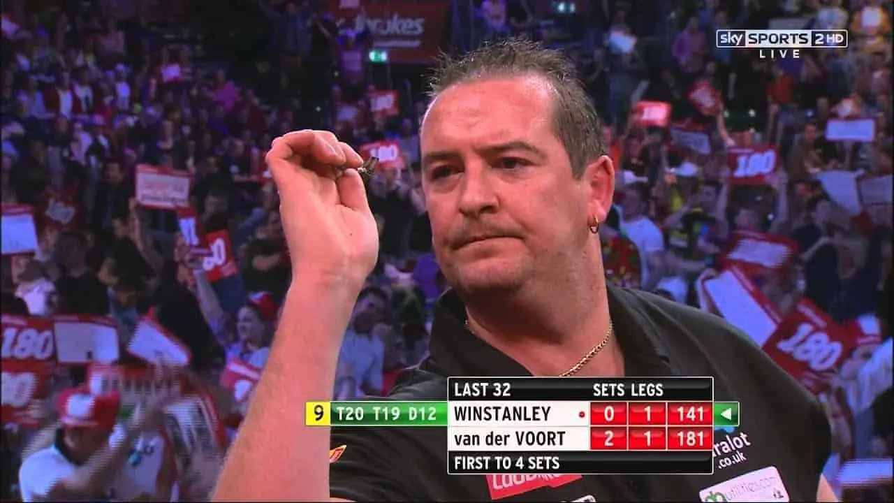 Dean Winstanley blickt auf den 9-Darter bei der WM 2013 zurück: "Michael van Gerwen hat mir einen Teil meines Preisgeldes weggenommen"