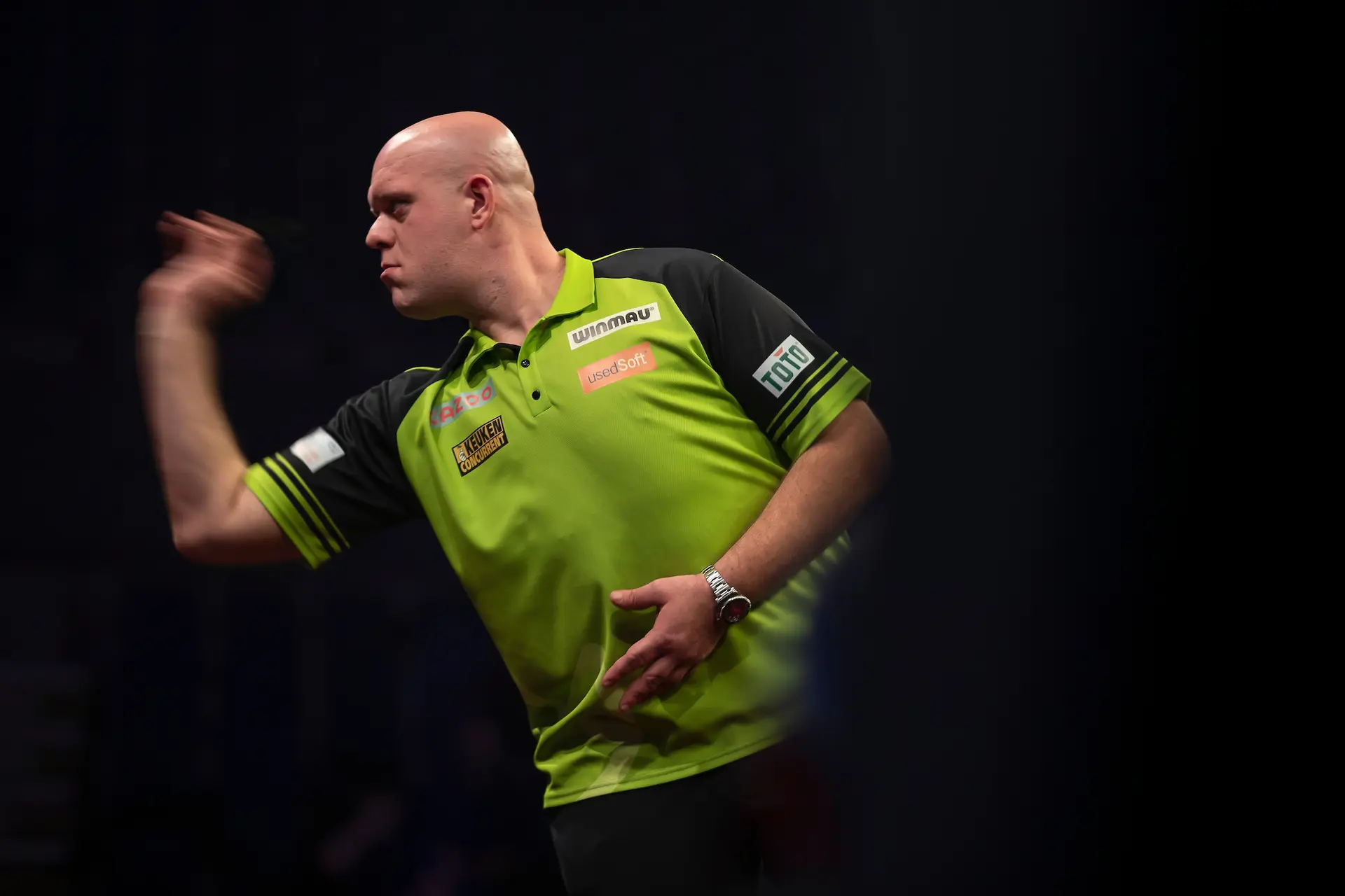 Verteilung der Preisgelder bei den European Darts Open 2023 mit einem Preisgeld von £175.000