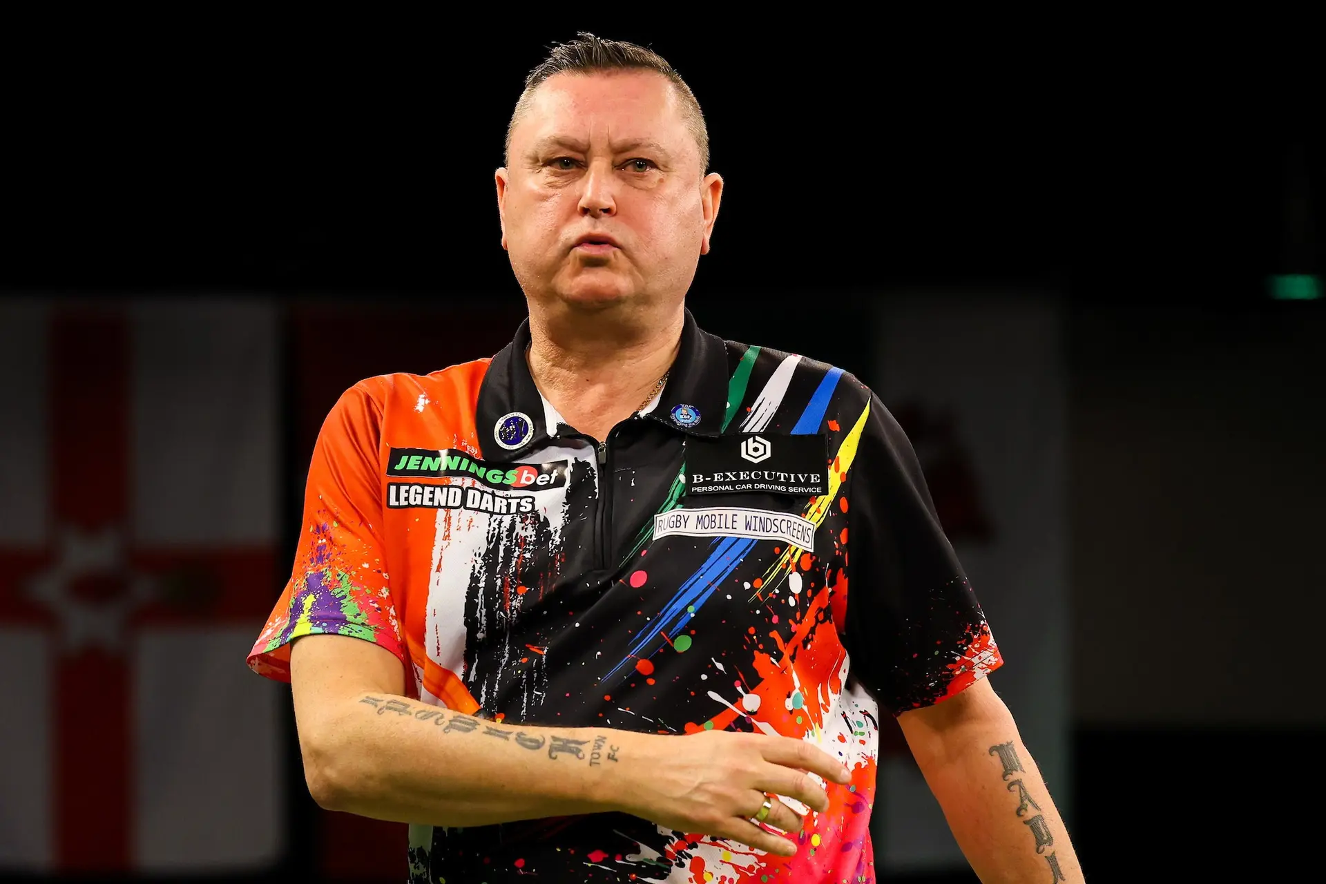 Spielplan Samstag Nachmittag beim World Seniors Darts Matchplay mit Mitchell, Gulliver, Painter und Gates