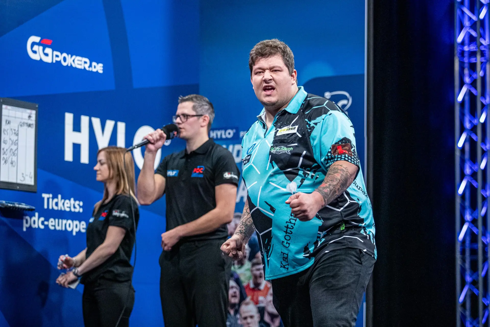 Kai Gotthardt besiegt Daniel Klose bei der Players Championship 12 und trifft im Achtelfinale auf Michael van Gerwen