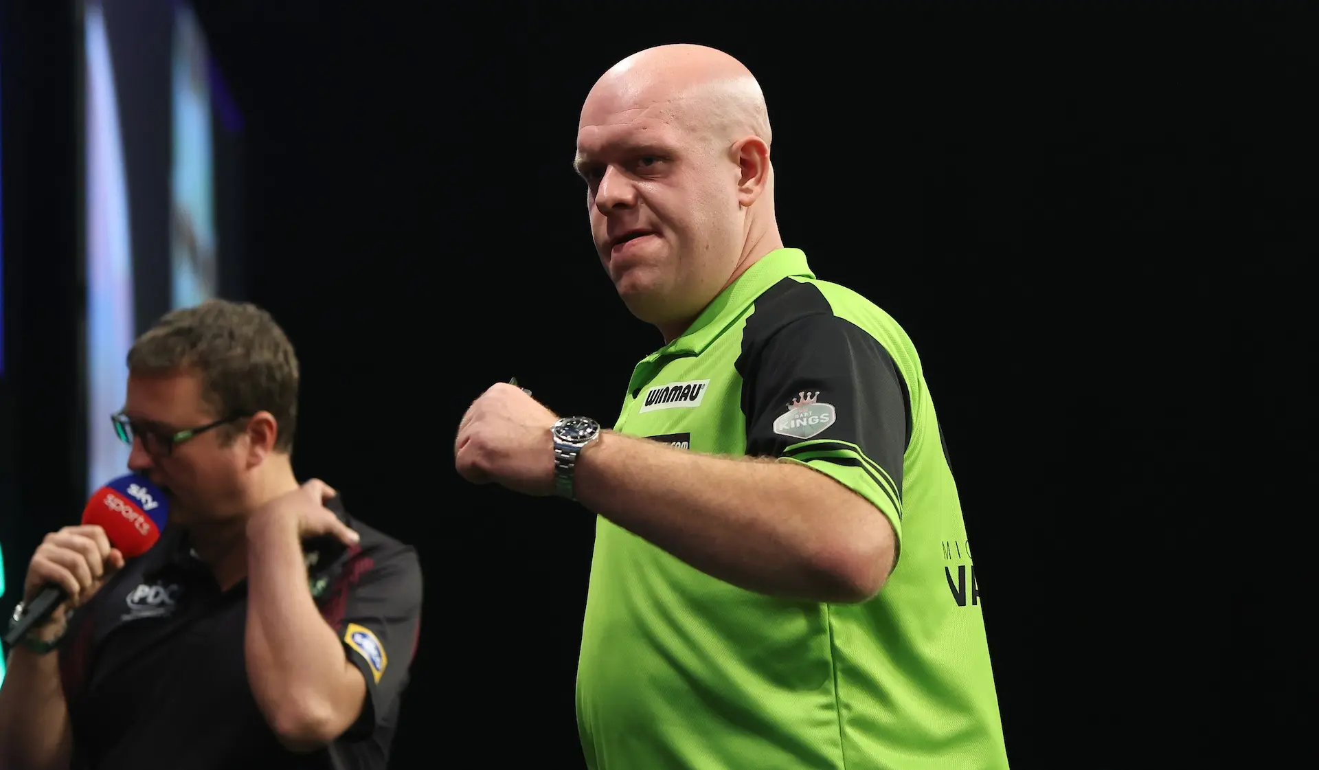 Endstand der Gruppen E-F-G-H beim Grand Slam of Darts 2023