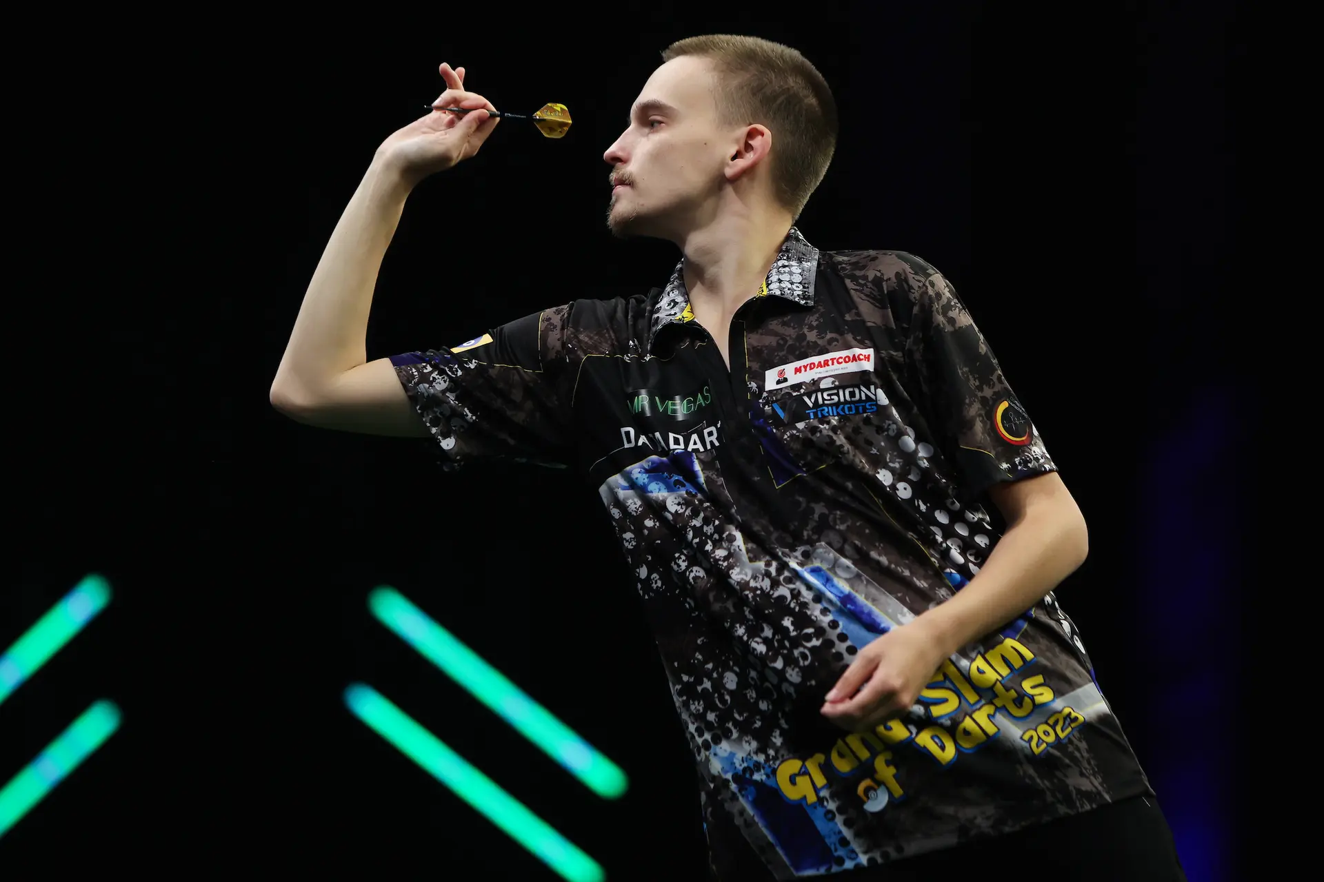 Teilnehmerfeld der Belgian Darts Open 2024 mit fünf Deutschen