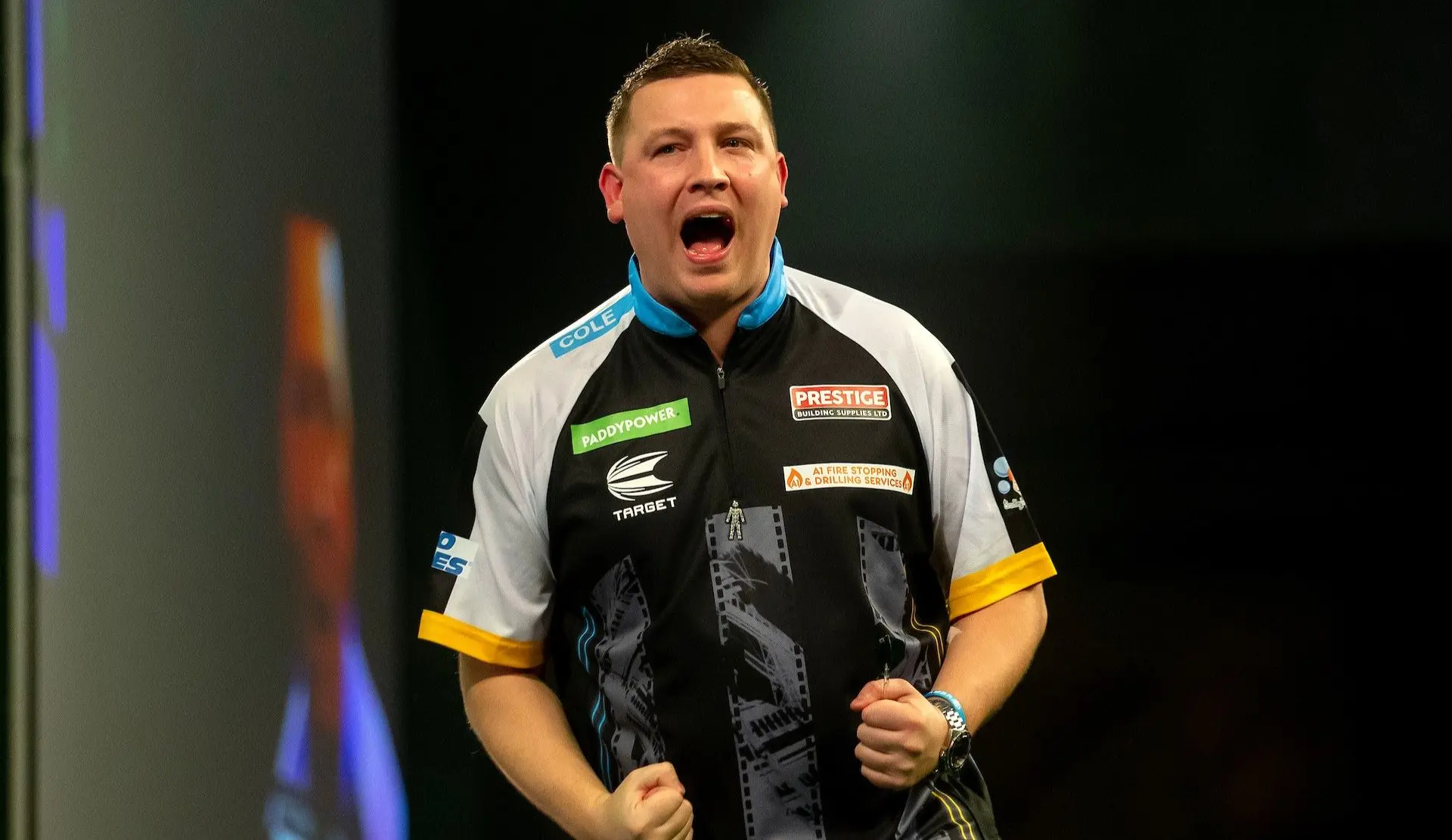 Chris Dobey beeindruckt bei der Players Championship 7 mit 170er Finish und 9-Darter