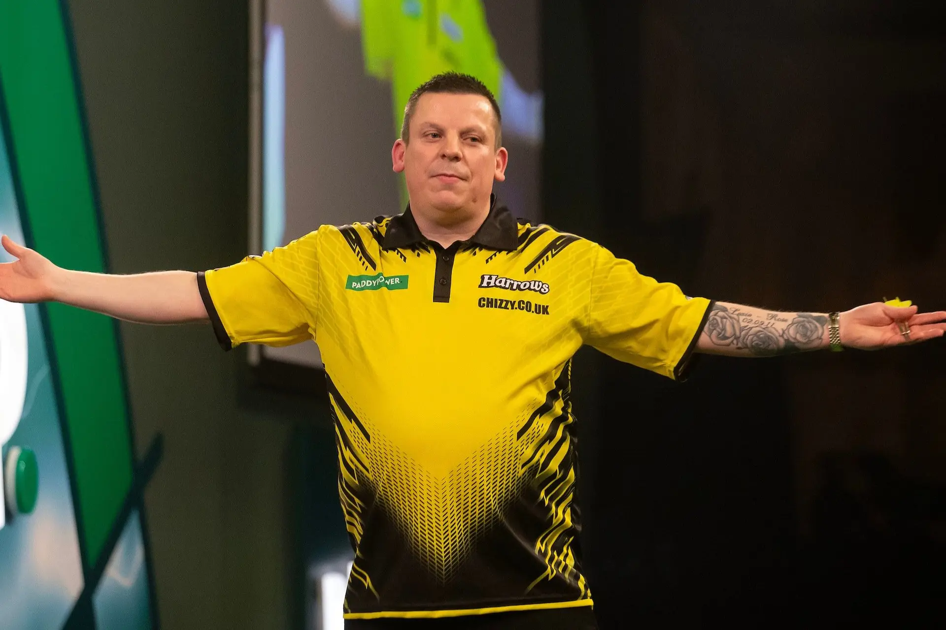 Dave Chisnall erreicht zum vierten Mal die Runde der letzten Acht im Alexandra Palace