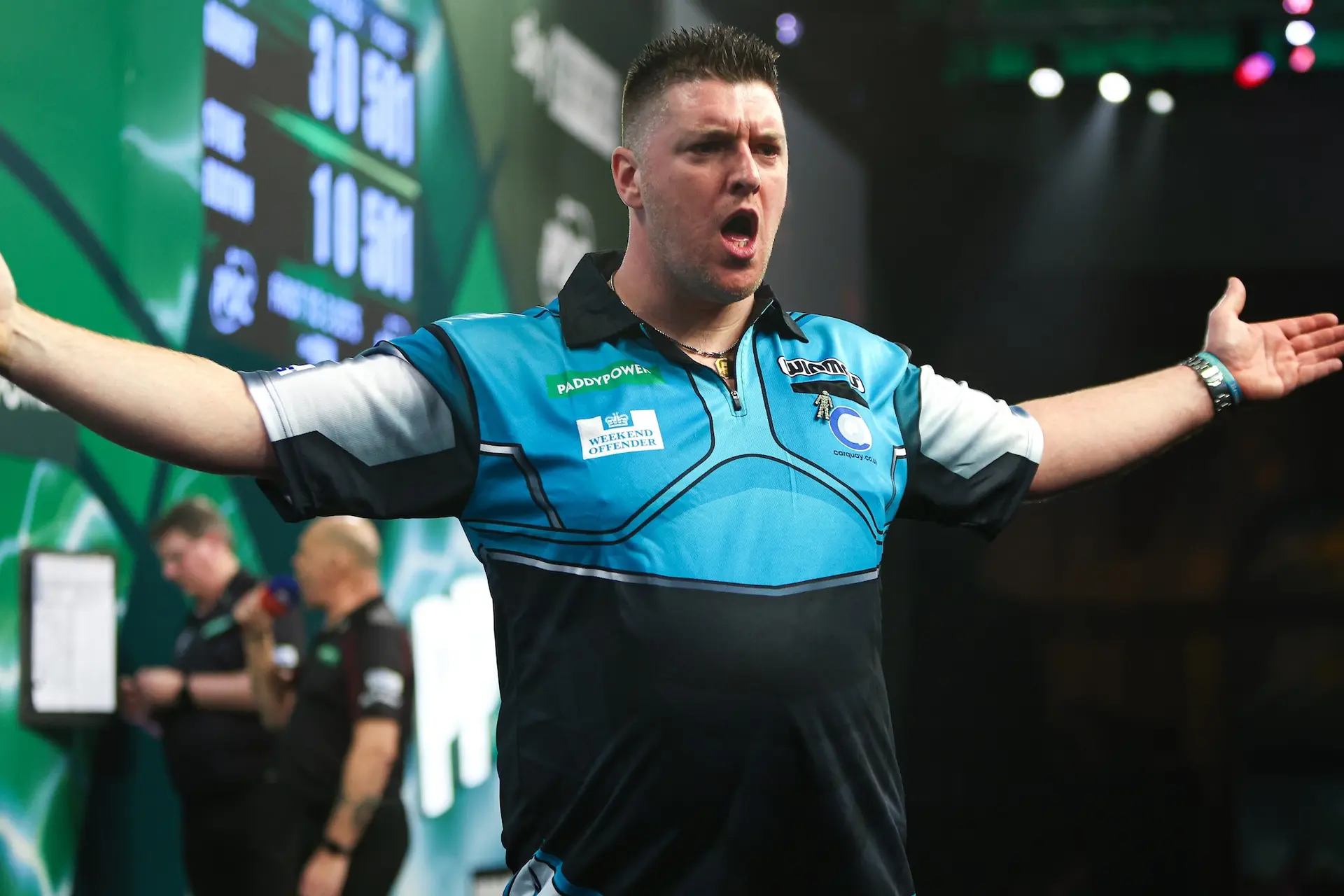 Daryl Gurney besiegt Ricky Evans bei der Darts WM