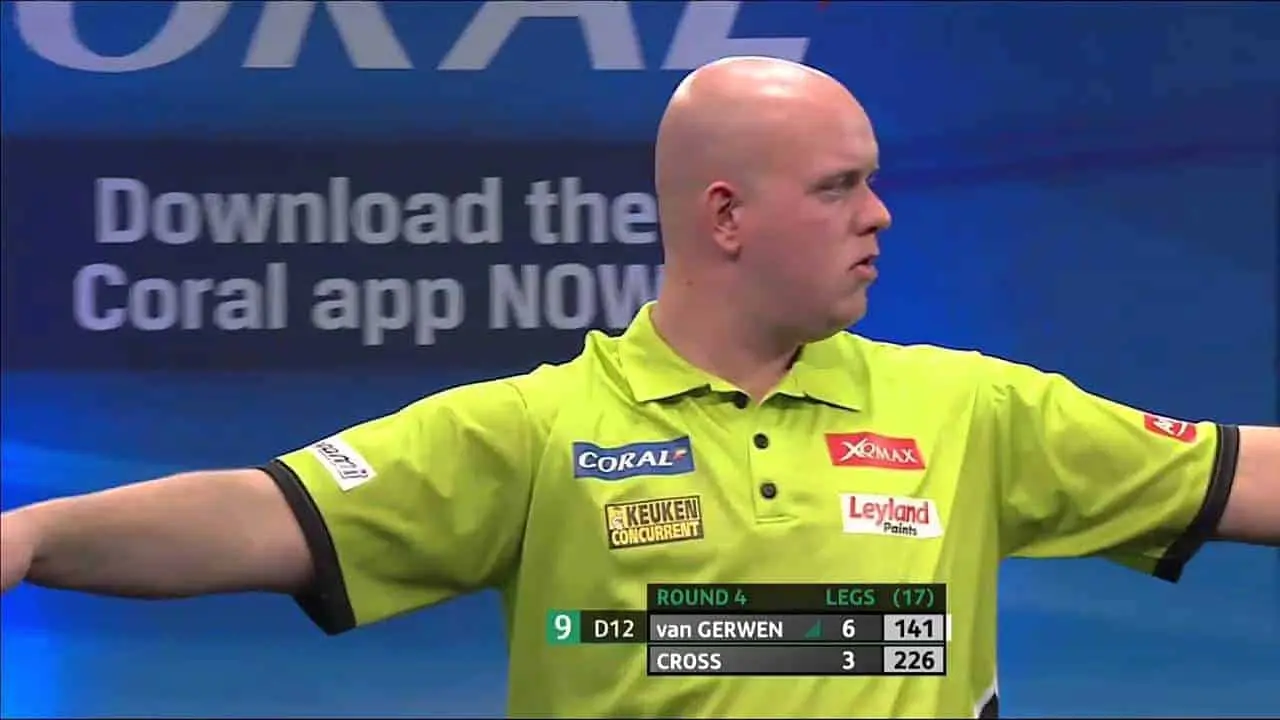 THROWBACK VIDEO: Michael van Gerwen wirft 18 perfekte Darts in Folge bei den UK Open mit 170er Finish und 9-Darter
