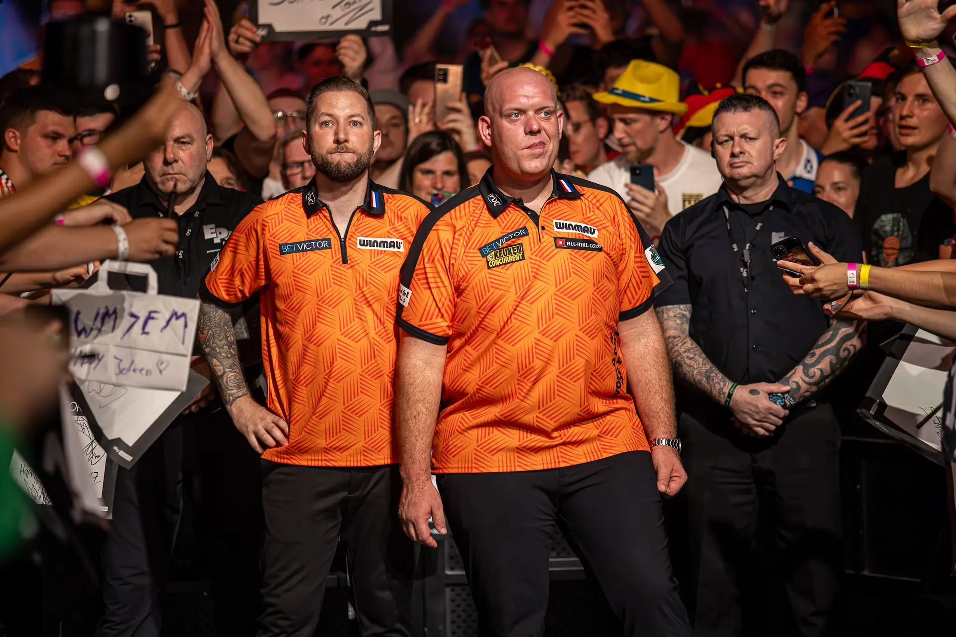 Die Niederlande sind das zweite Land, das beim World Cup of Darts ein Team-Match mit einem Average von über 100 verliert