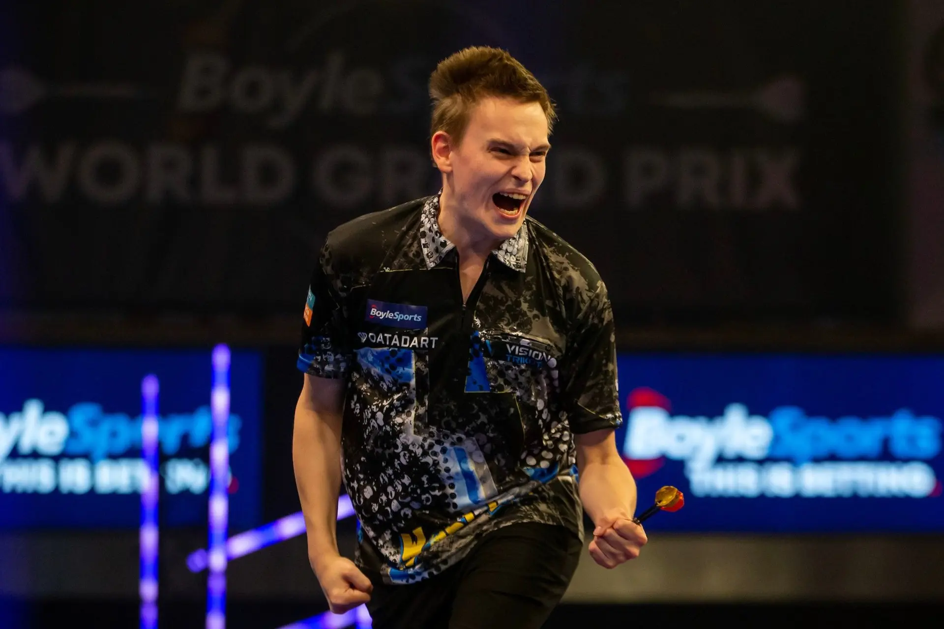 Spielplan Sonntagnachmittag bei den Czech Darts Open 2024 mit zwei Deutschen