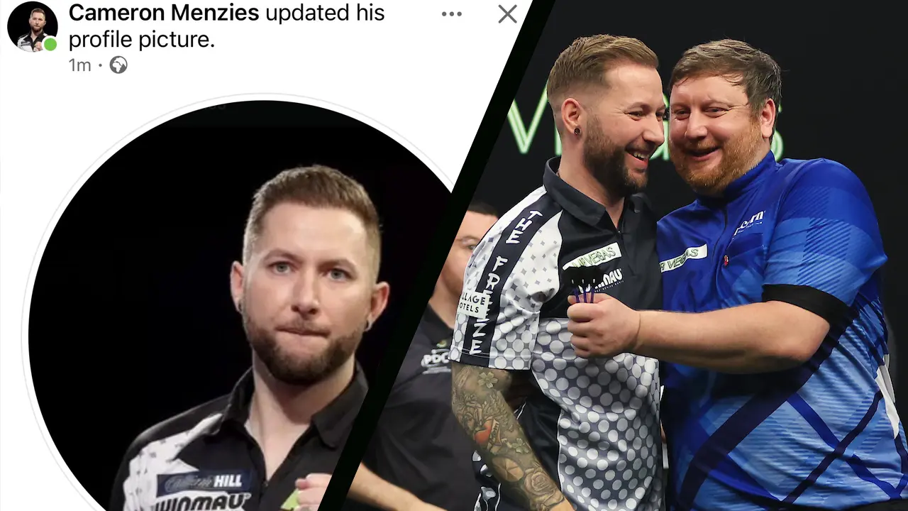 Cameron Menzies bedankt sich nach Schützenhilfe auf besondere Weise bei Danny Noppert
