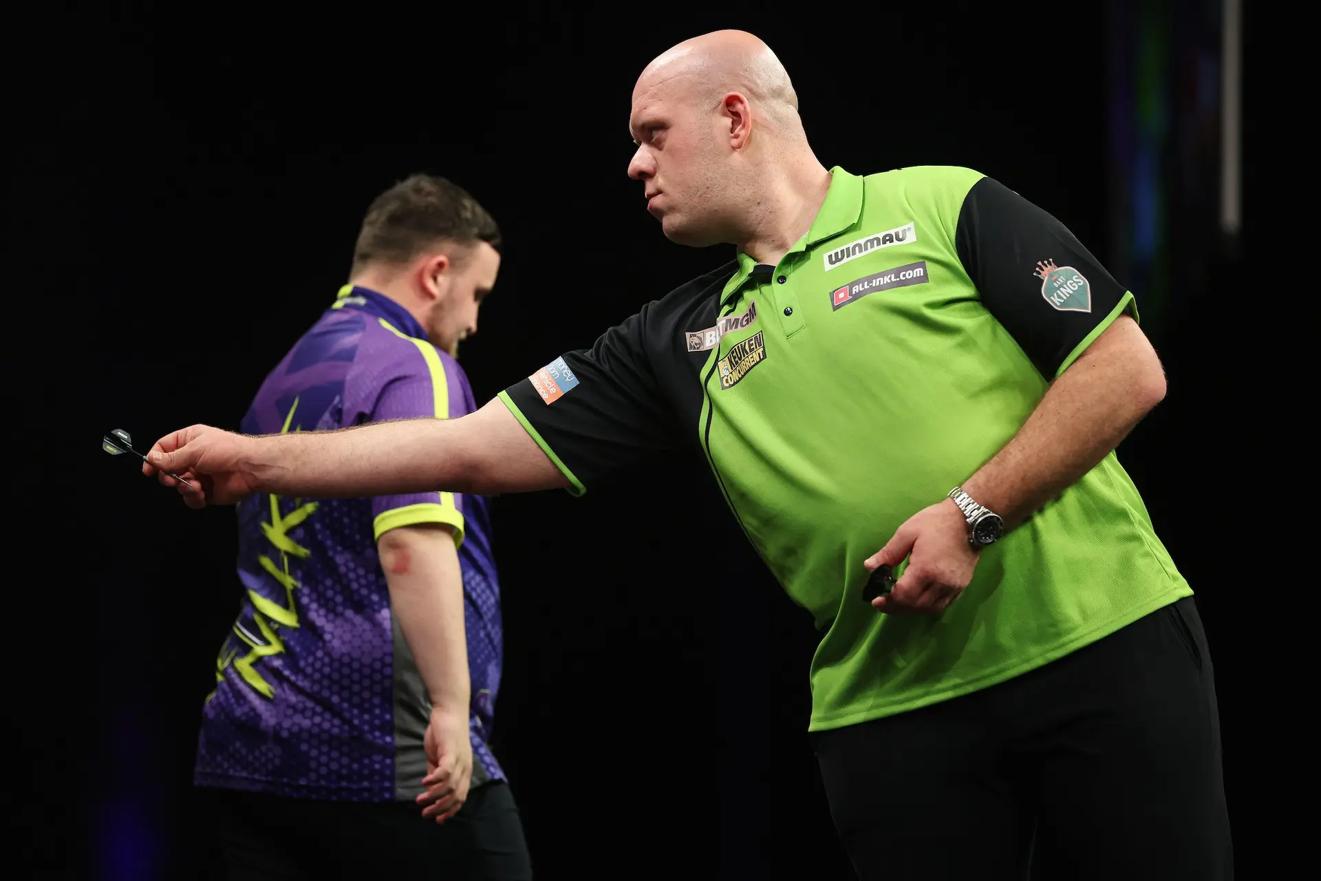 Michael van Gerwen gewinnt Premier League Auftakt Epos gegen Luke Littler, trotz 114er Average