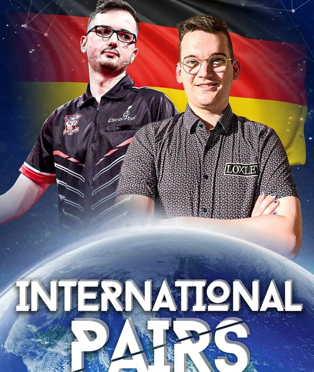 Teilnehmerfeld der Modus Super Series International Pairs Week - Marcel Althaus und David Schlichting für Deutschland dabei